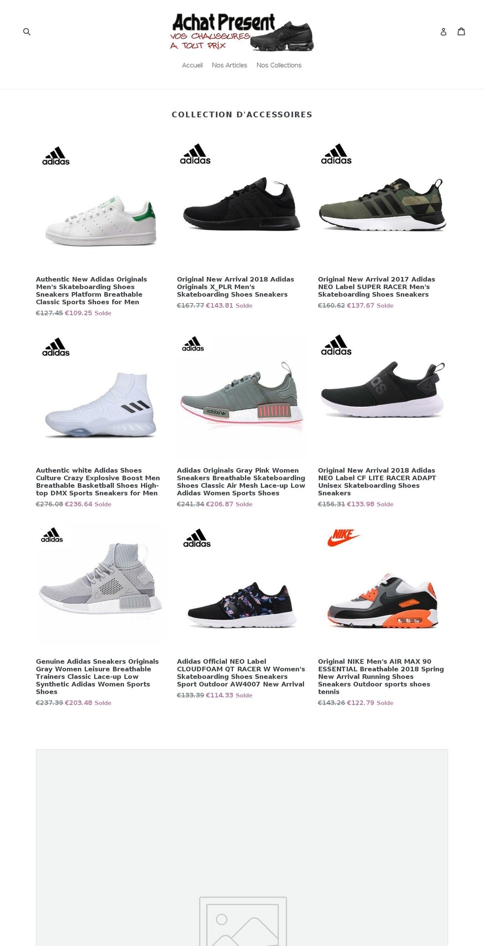 achat-present.com — Shopify storefront screenshot