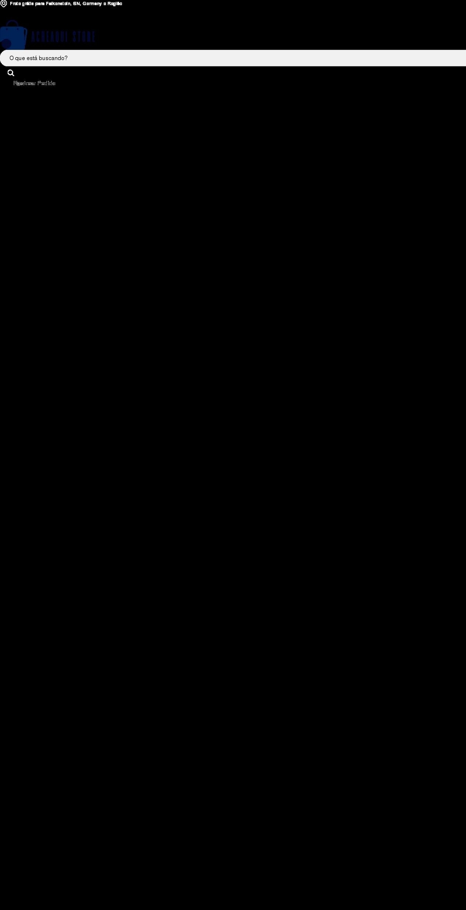 acheaquistore.com — Shopify storefront screenshot