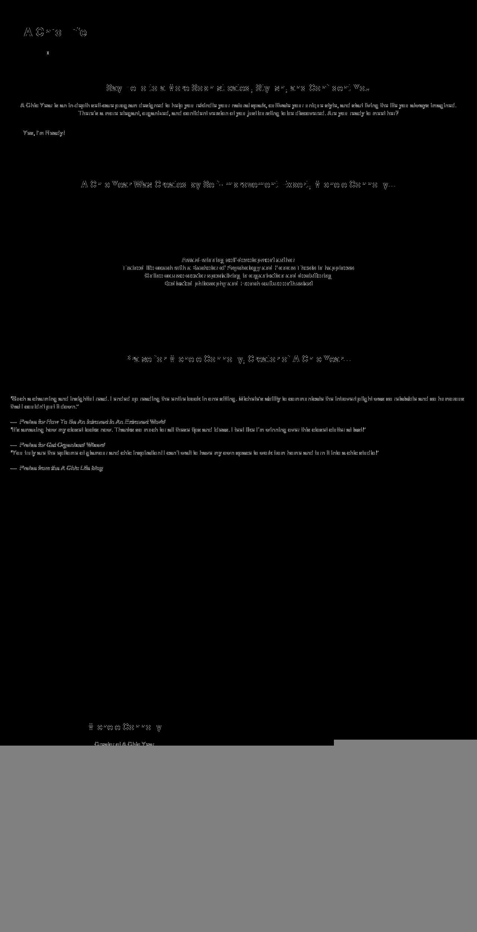 achicstore.com shopify website screenshot