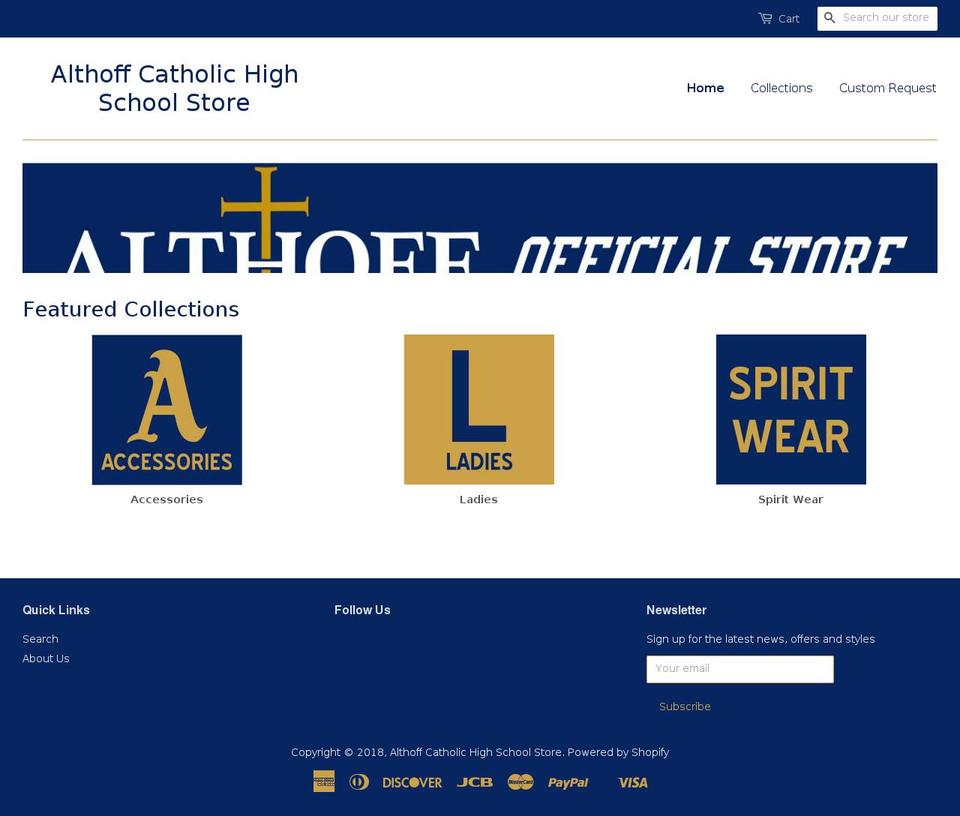 achsstore.com — Shopify storefront screenshot