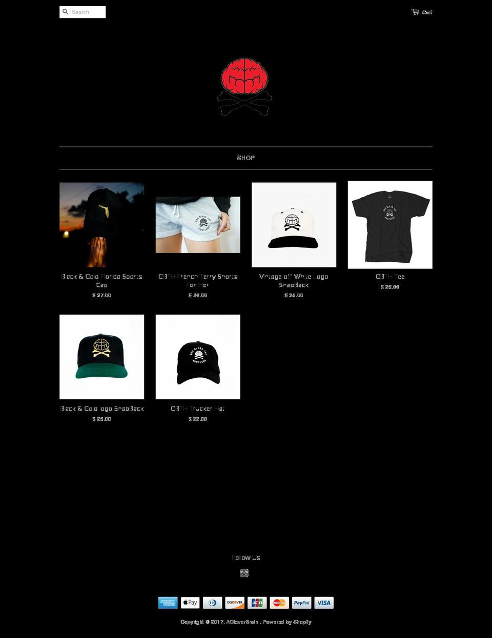 acleverbrain.com shopify website screenshot