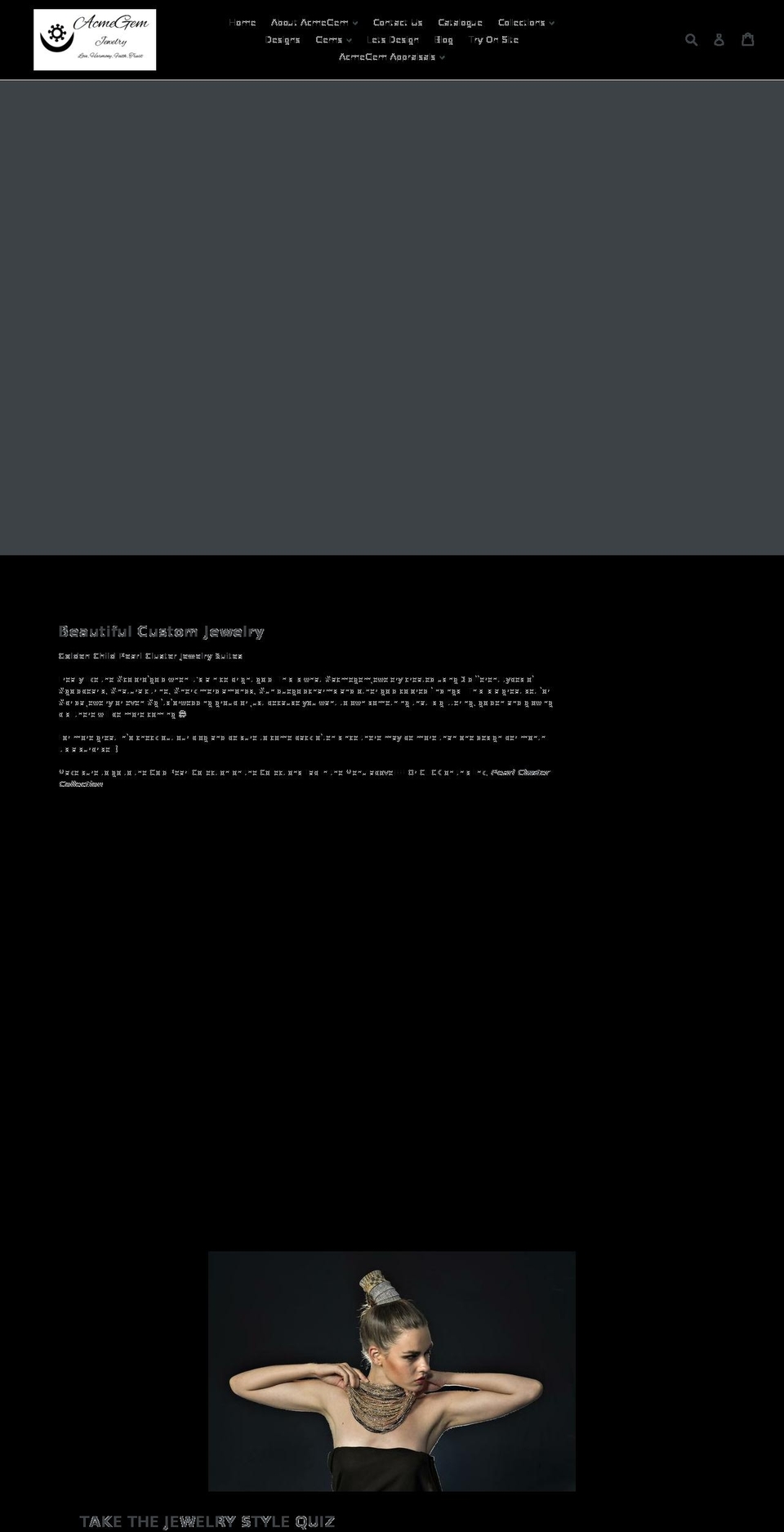 acmegem.net shopify website screenshot