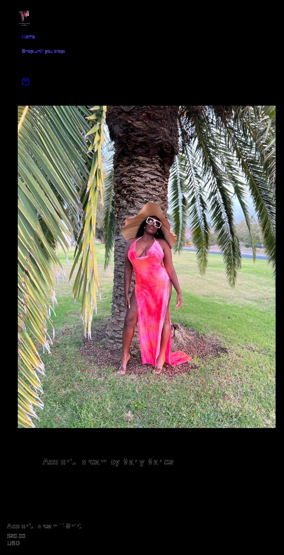 acolorfulldreamnyc.com shopify website screenshot