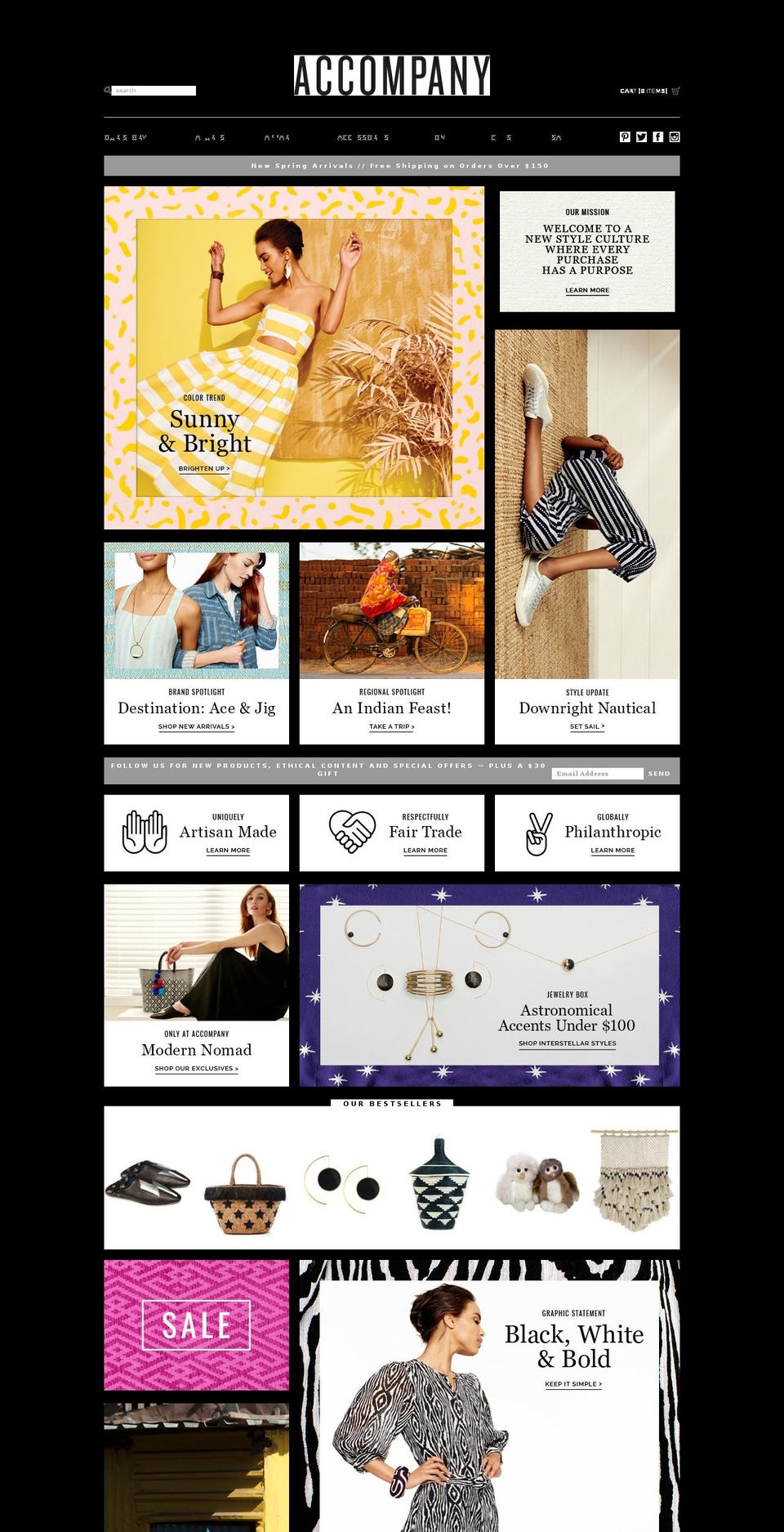 acompanyus.com shopify website screenshot