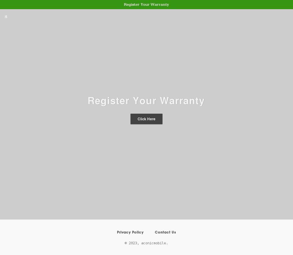 aconicmobile.com shopify website screenshot