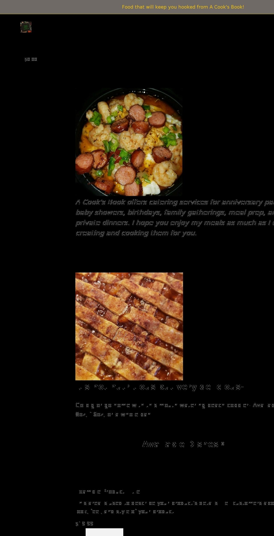 acooksbook757.com shopify website screenshot