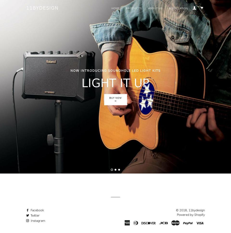 acoustilight.com — Shopify storefront screenshot