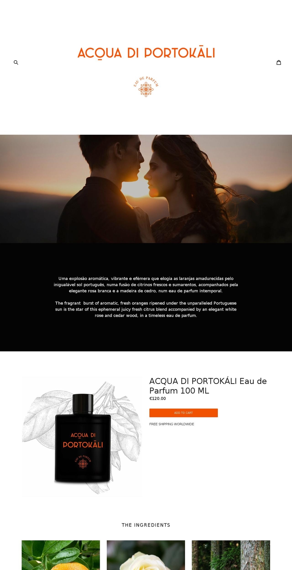 acquadiportokali.com — Shopify storefront screenshot