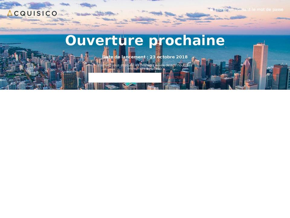 acquisico.com — Shopify storefront screenshot