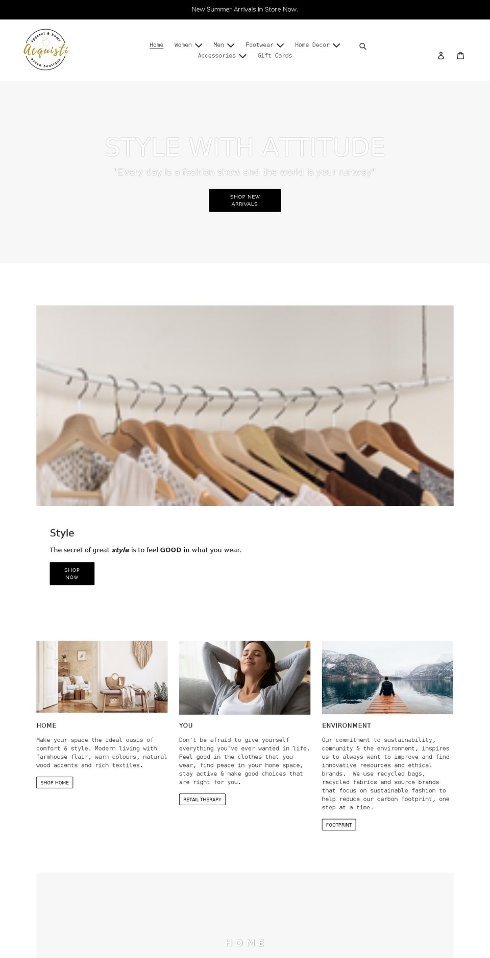 acquistilife.ca shopify website screenshot
