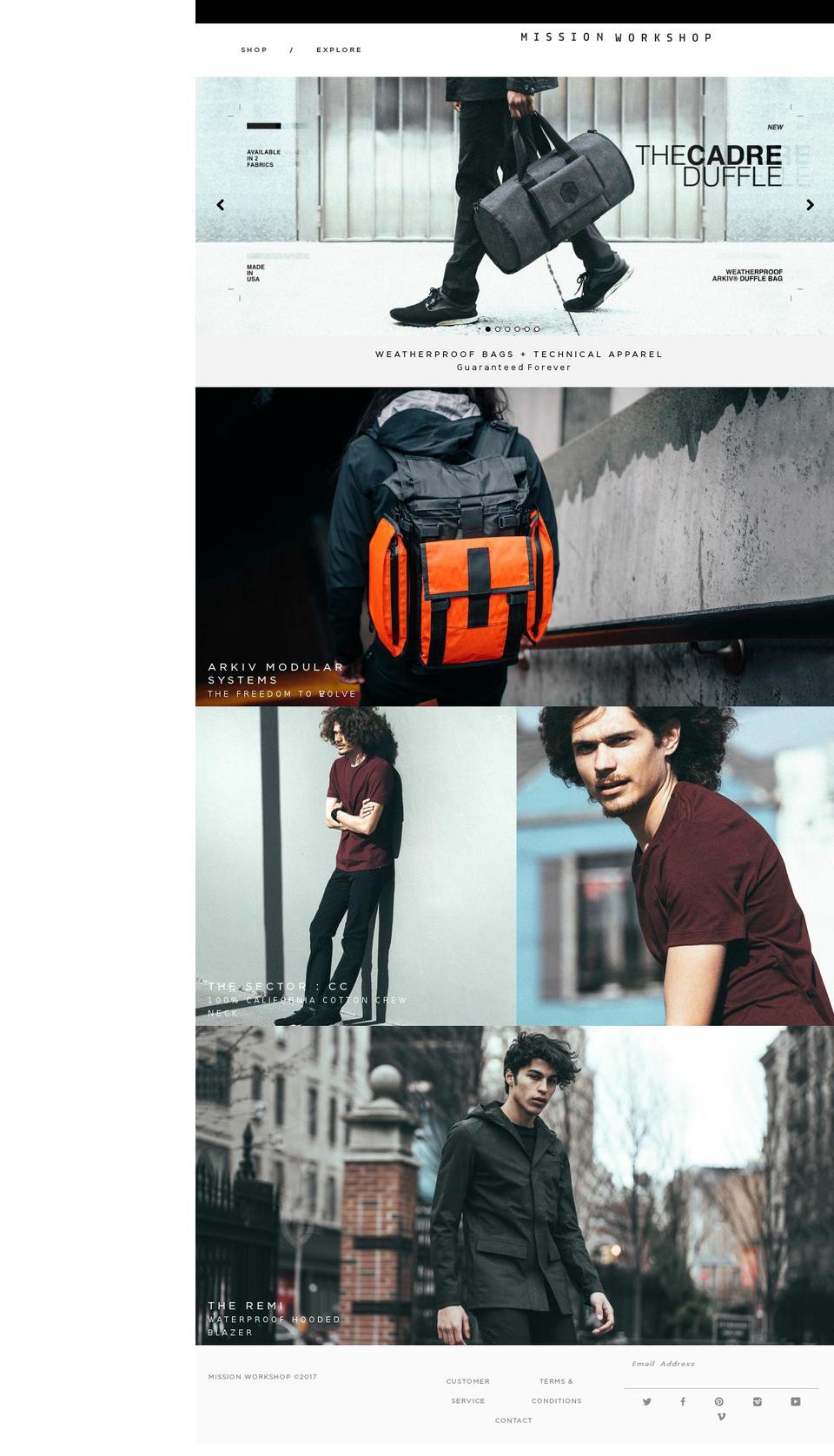 acre-supply.com shopify website screenshot