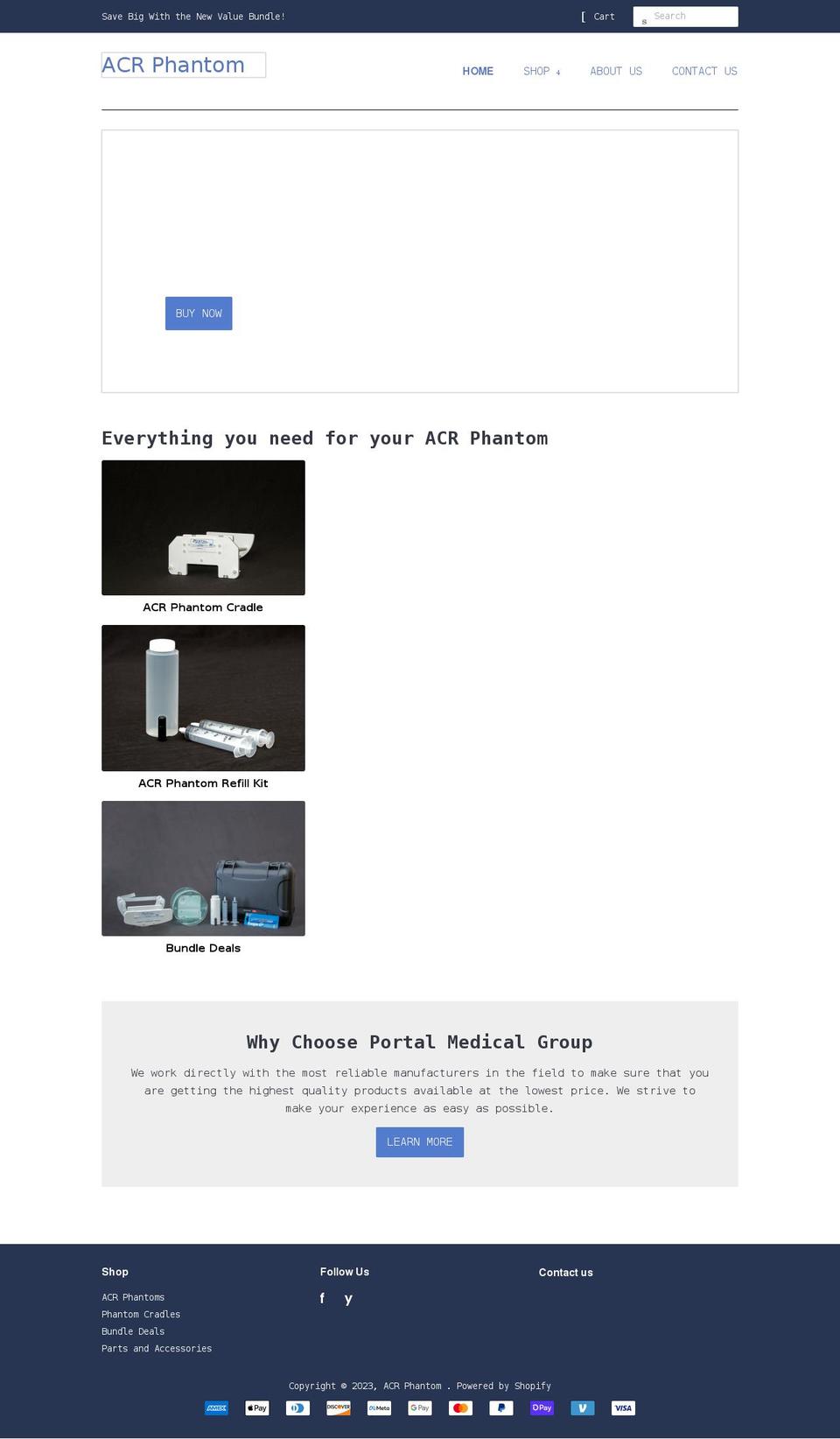 acrphantom.com shopify website screenshot