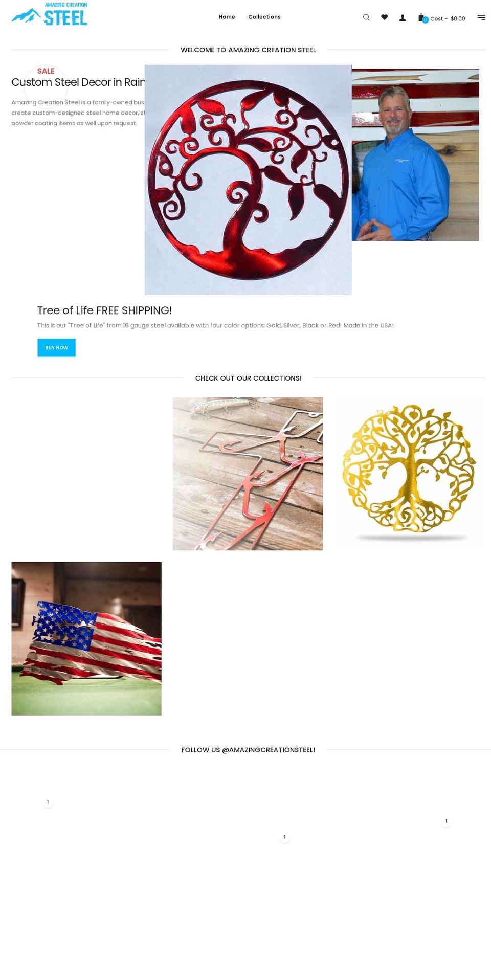 acscreate.com — Shopify storefront screenshot