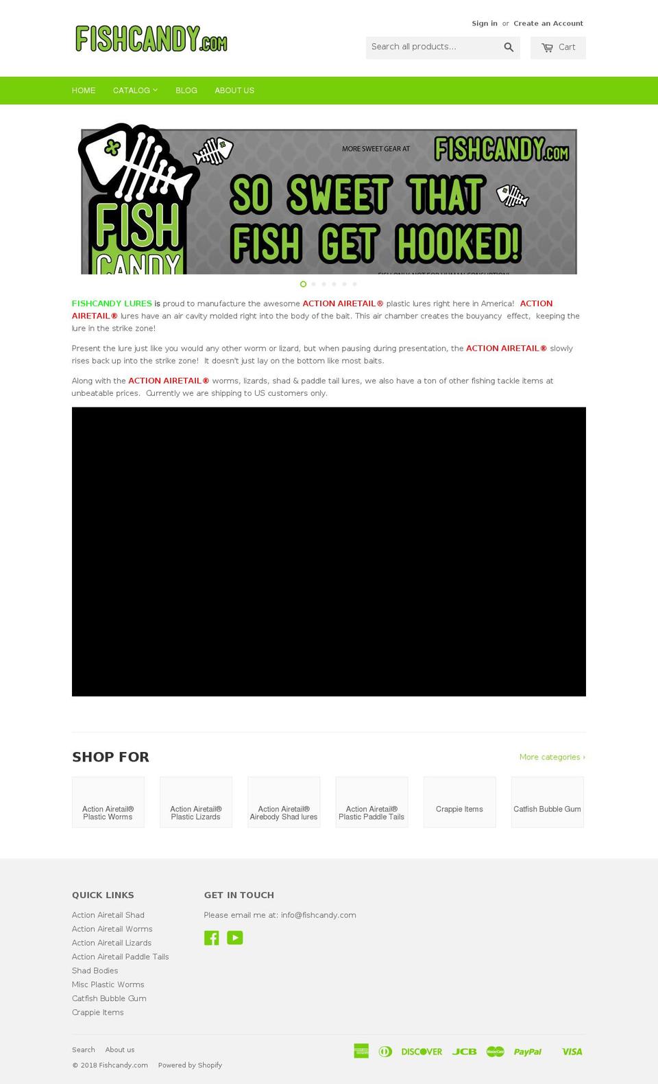 actionairetails.com shopify website screenshot