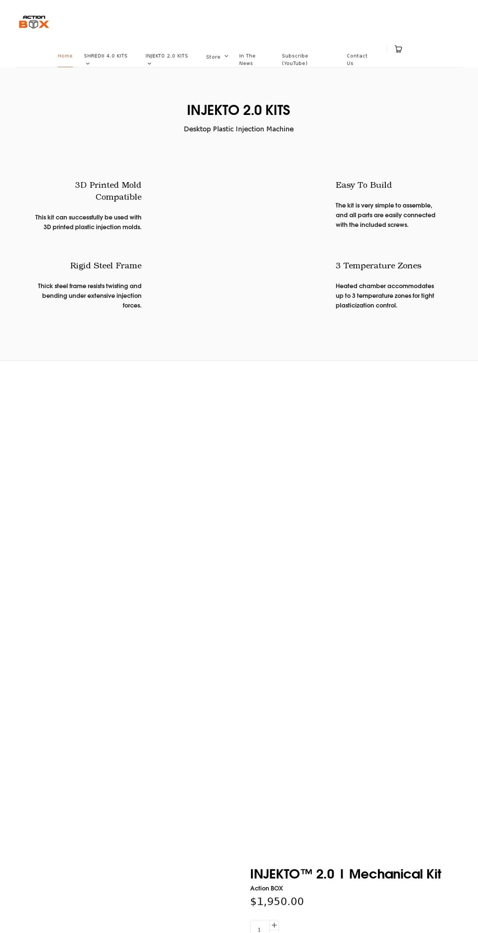 actionbox.ca shopify website screenshot