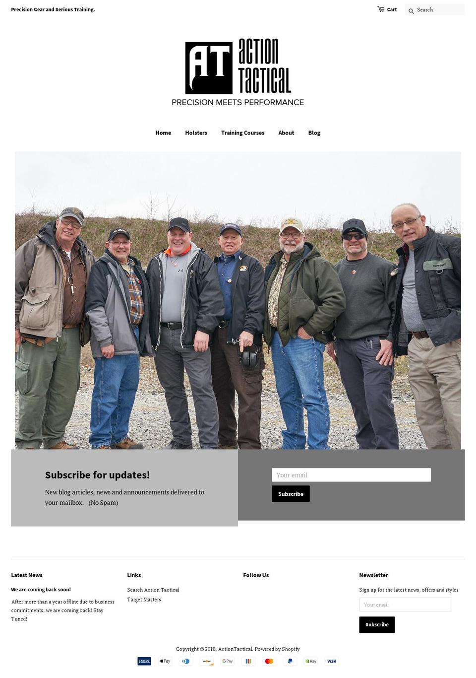 actiontac.com shopify website screenshot