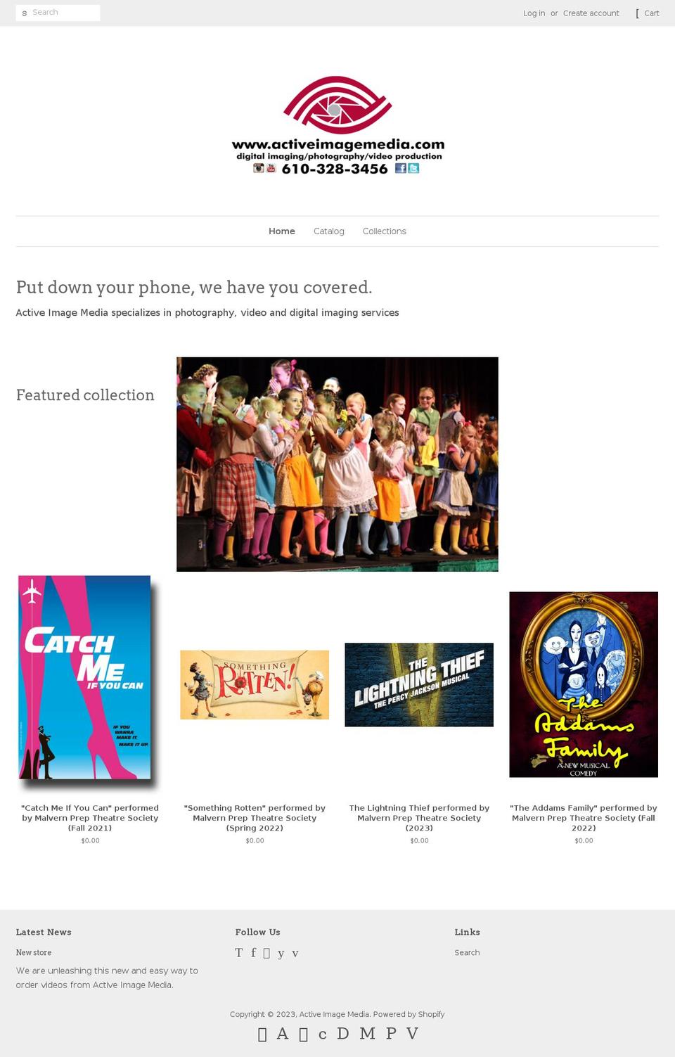 active-image-media.myshopify.com shopify website screenshot