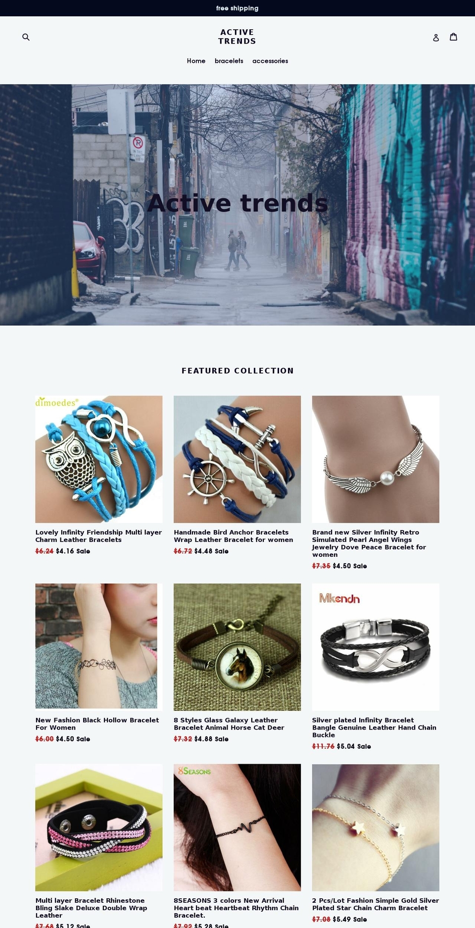active-trends.com — Shopify storefront screenshot
