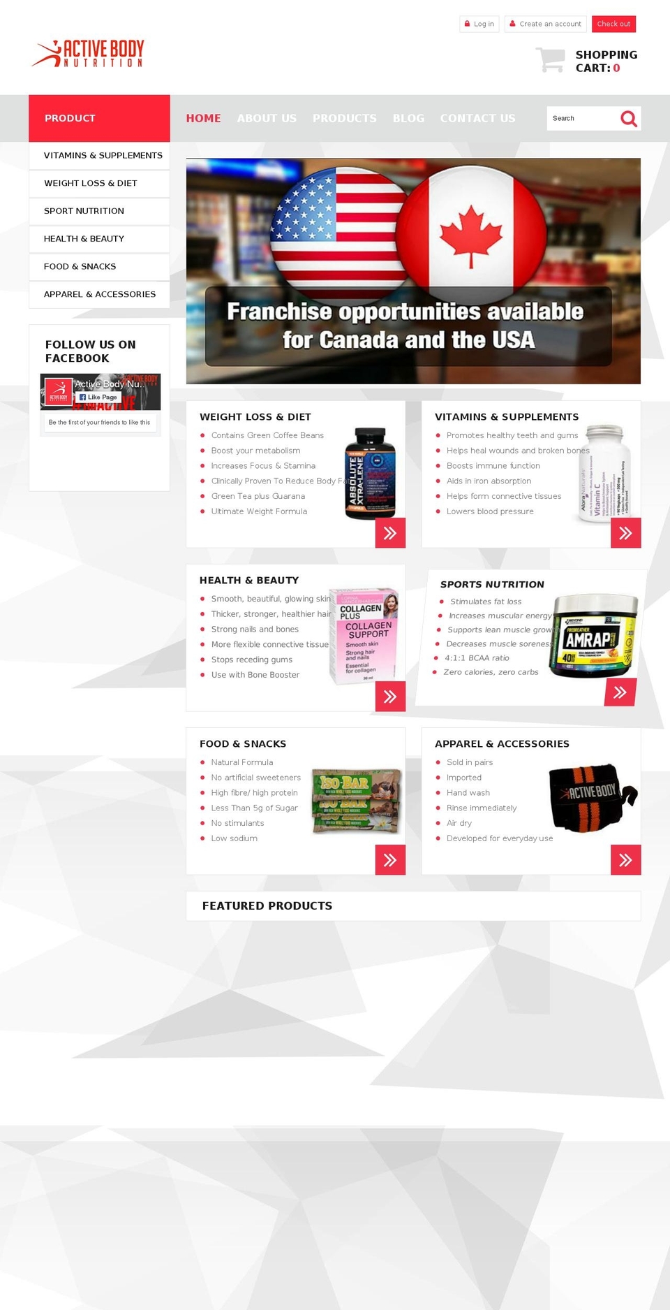 activebody.ca shopify website screenshot