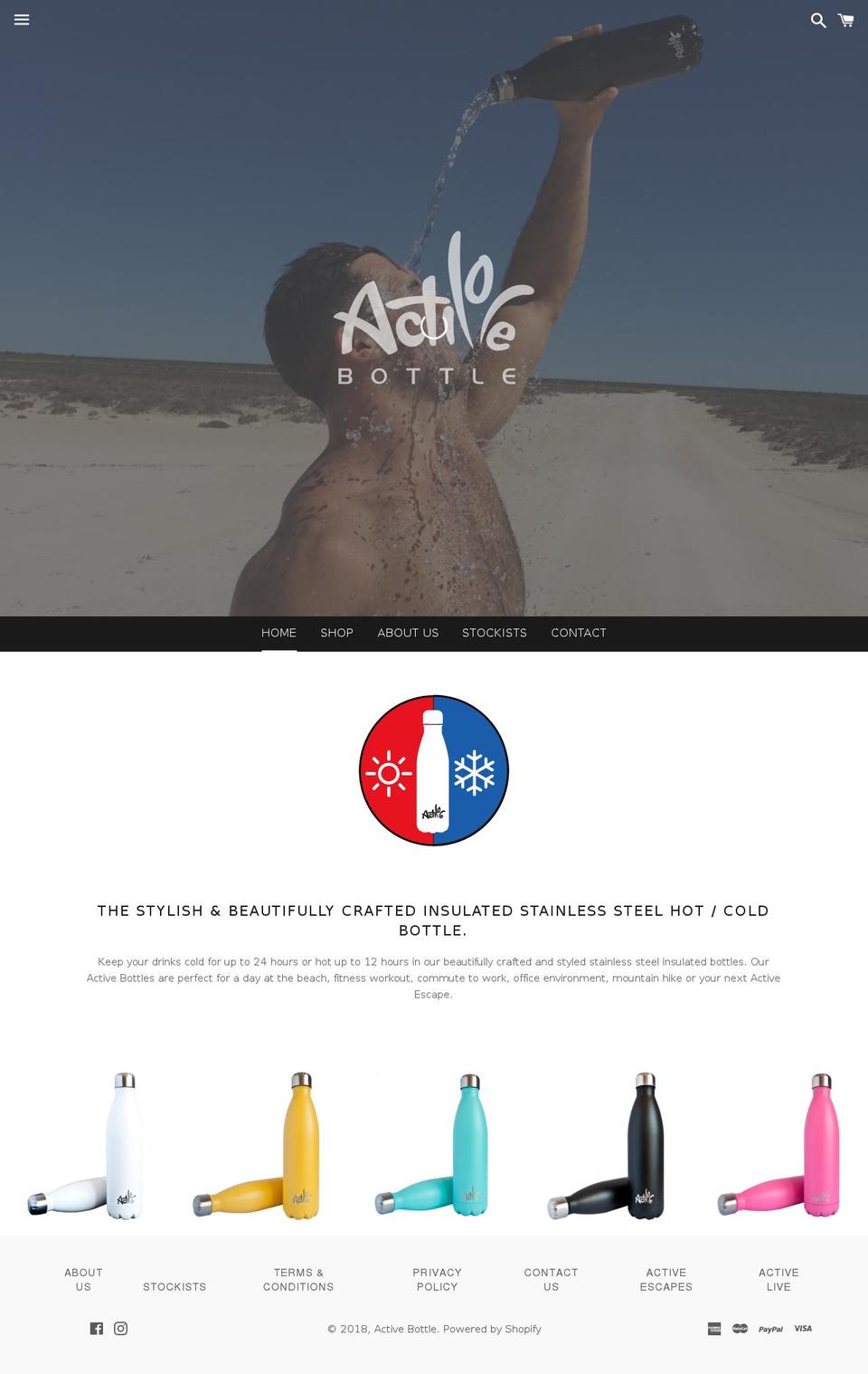 activebottle.com — Shopify storefront screenshot
