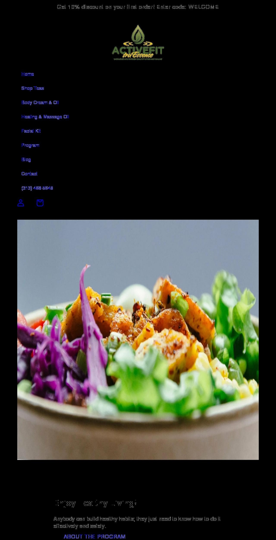 activefitmc.com shopify website screenshot