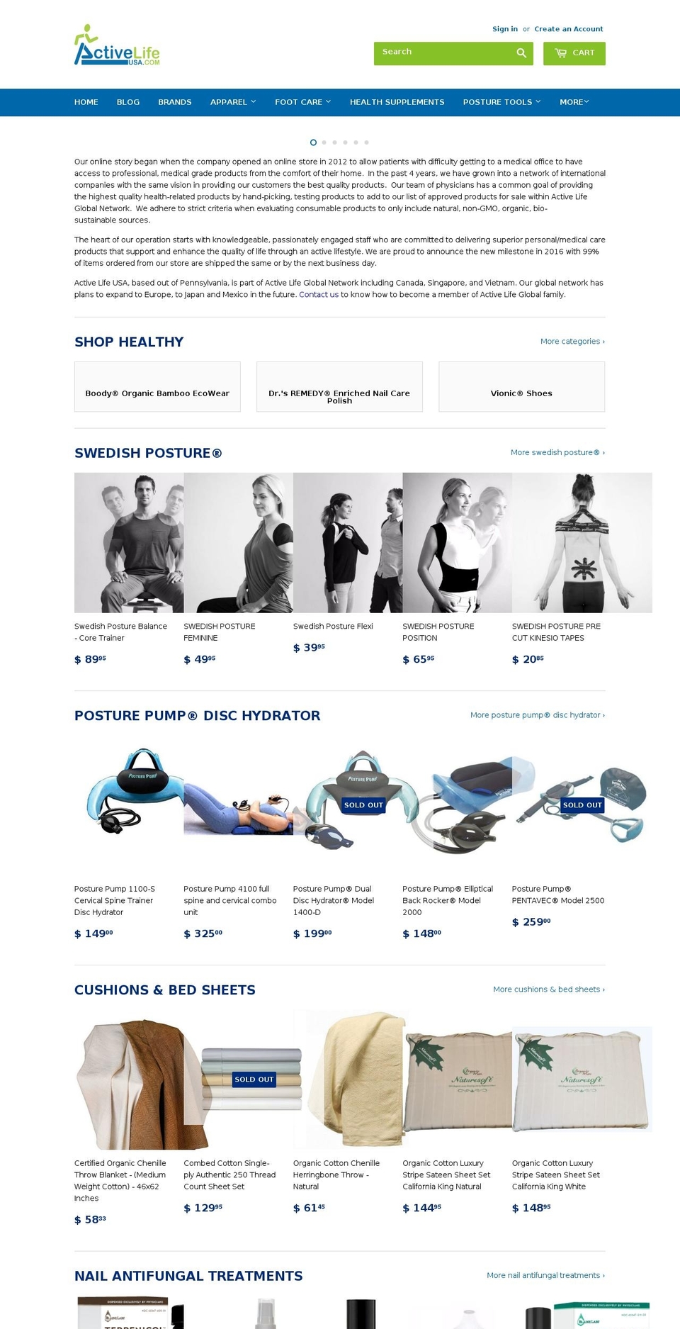 activelifeusa.com shopify website screenshot