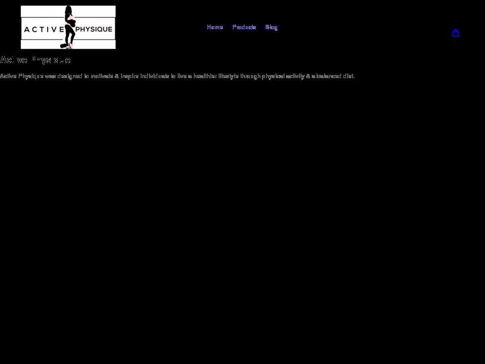activephysique.net shopify website screenshot
