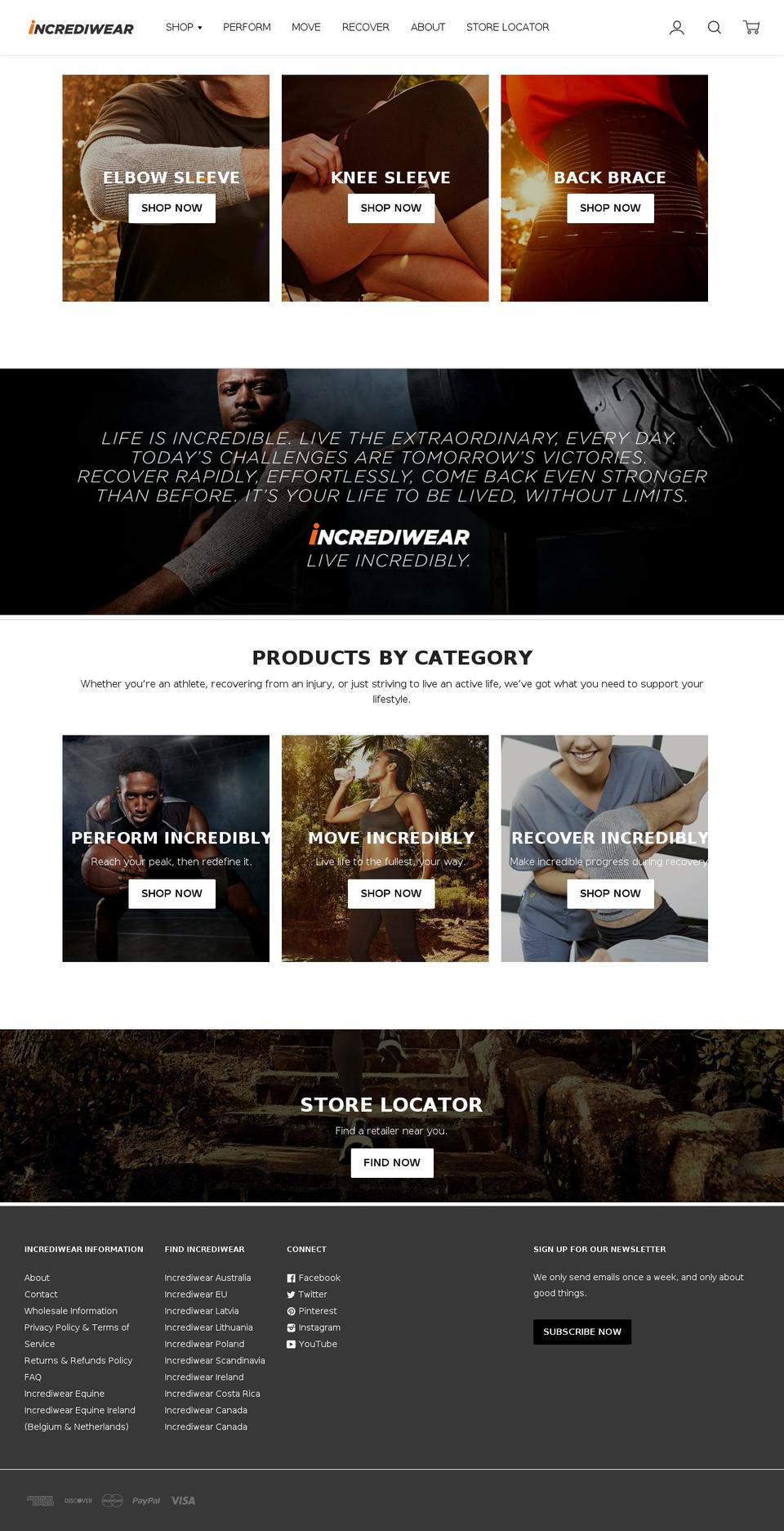 Theme-Export-Incrediwear-Test-Co\/\/ - PD Shopify theme site example activerecoverywear.com