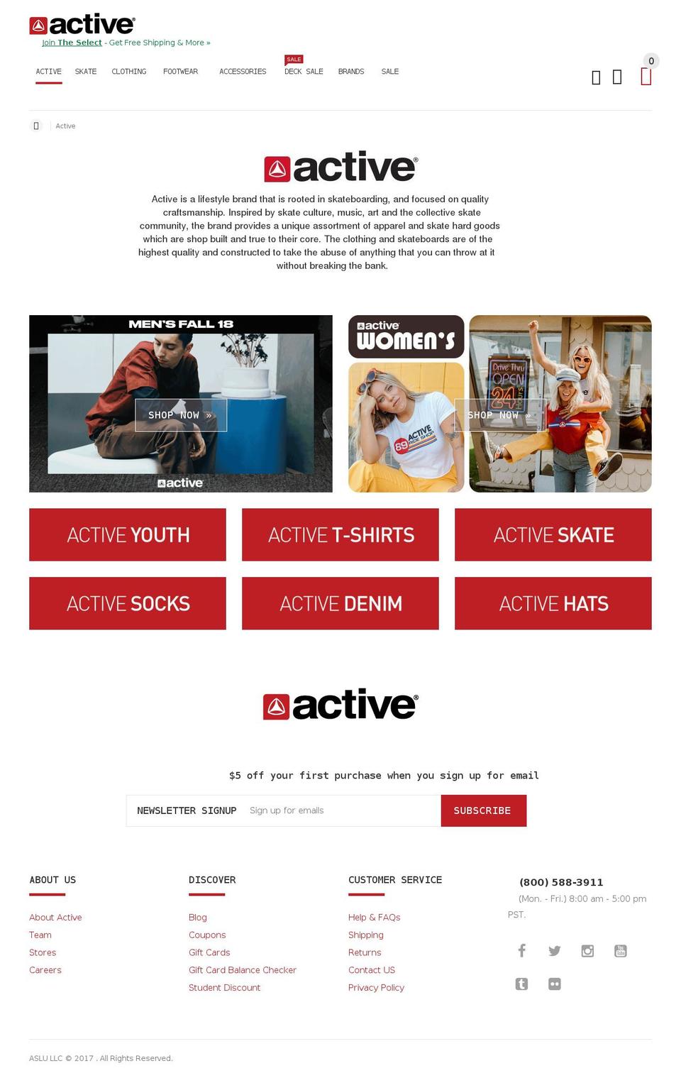 activers.com — Shopify storefront screenshot