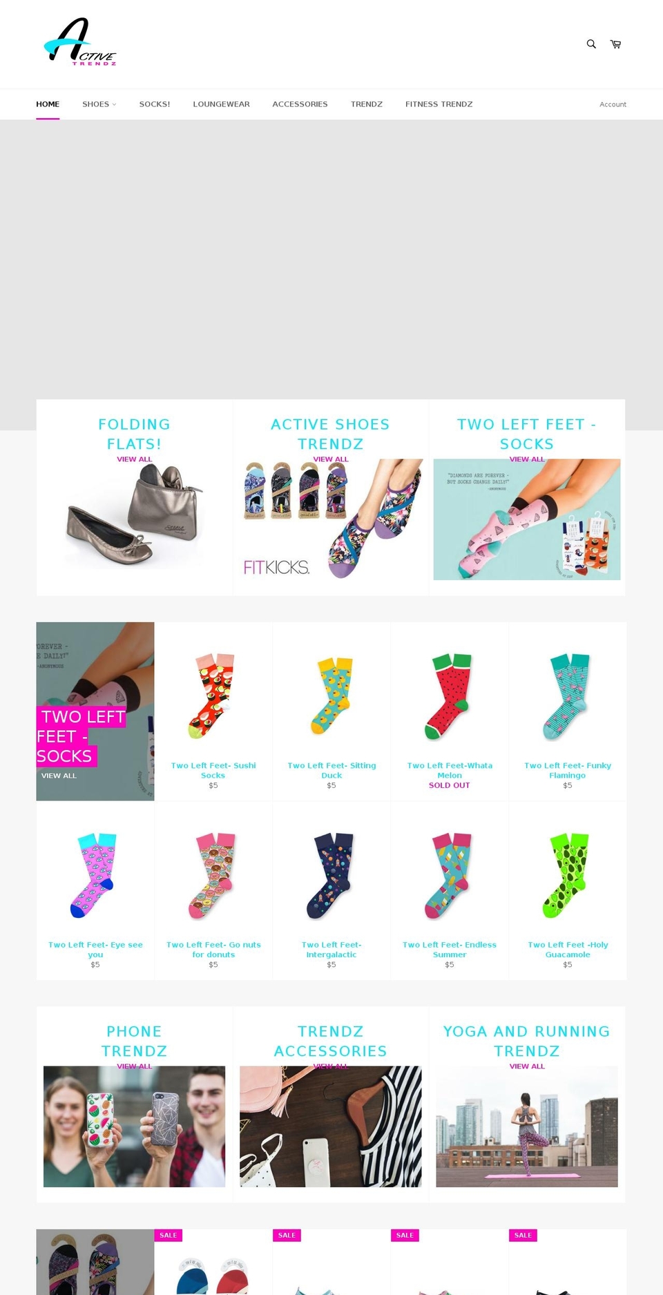 activetrendz.com — Shopify storefront screenshot