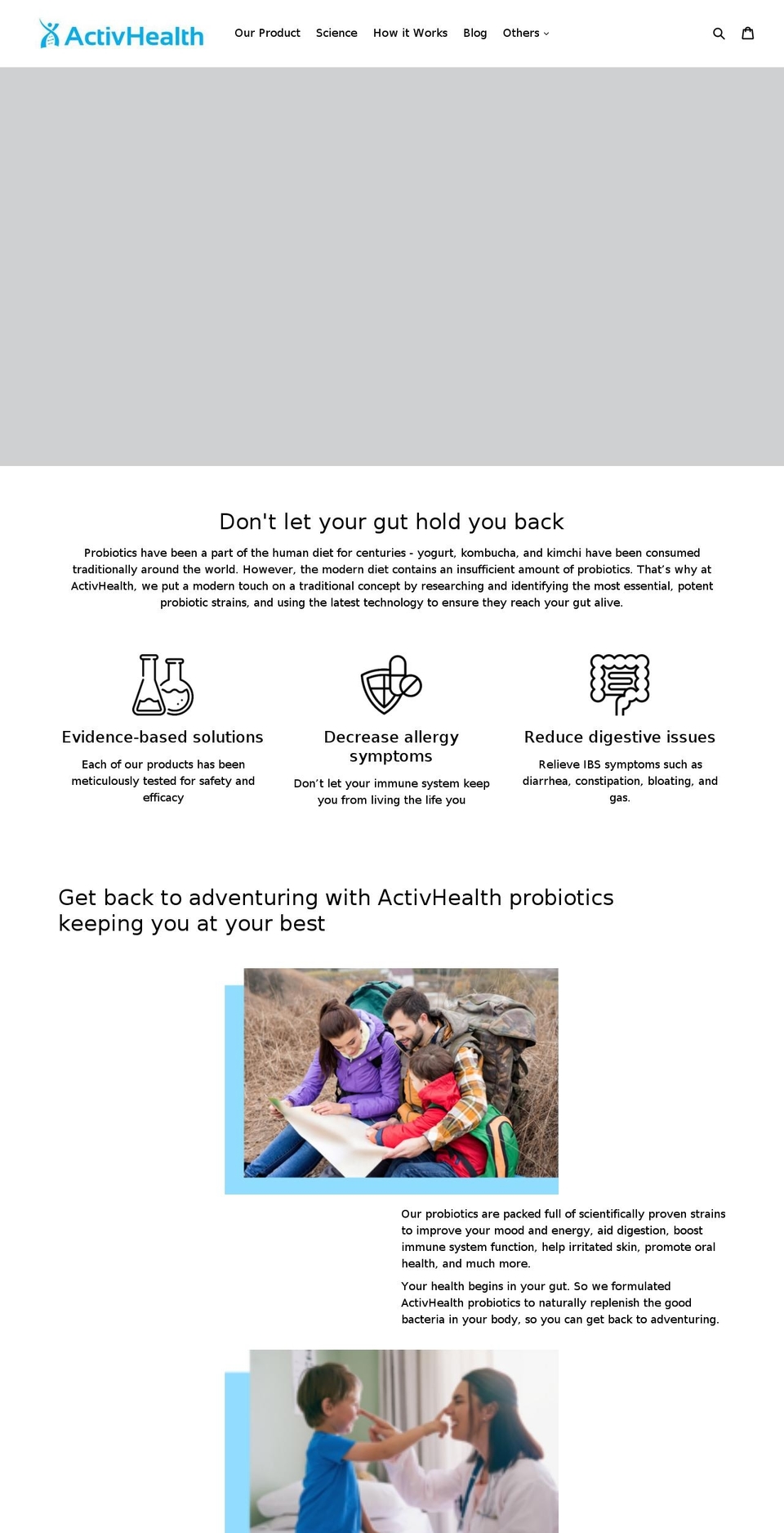 activprobiotics.com — Shopify storefront screenshot