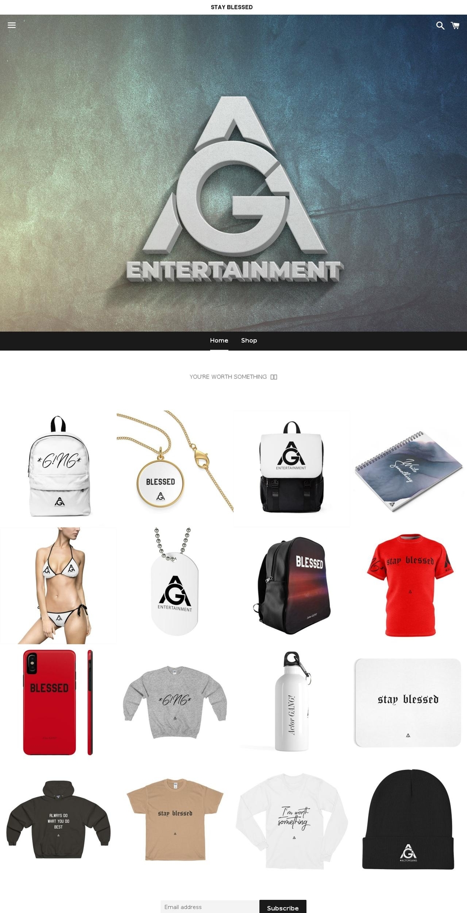 actorgang.com — Shopify storefront screenshot