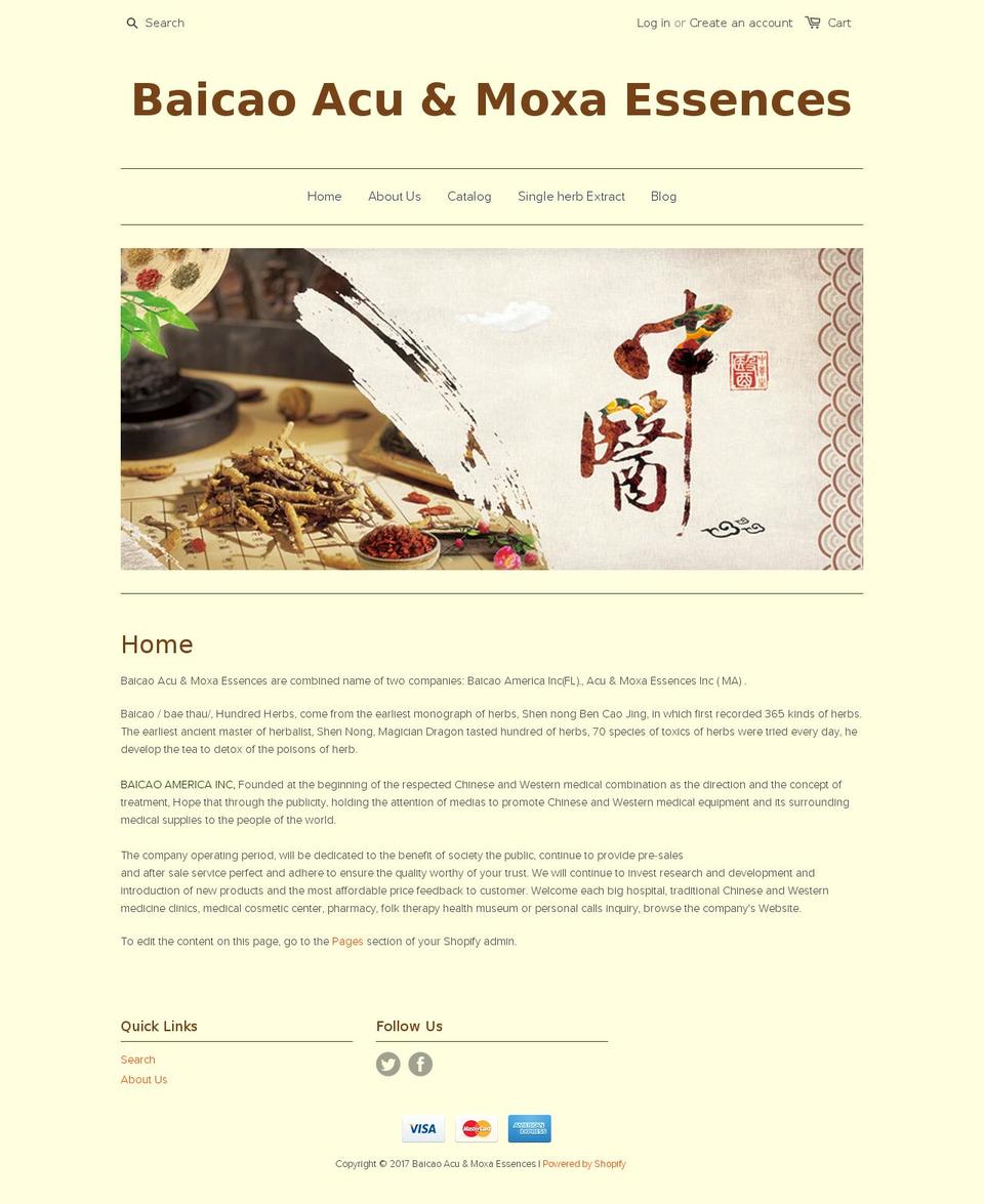 acumoxaessence.com shopify website screenshot