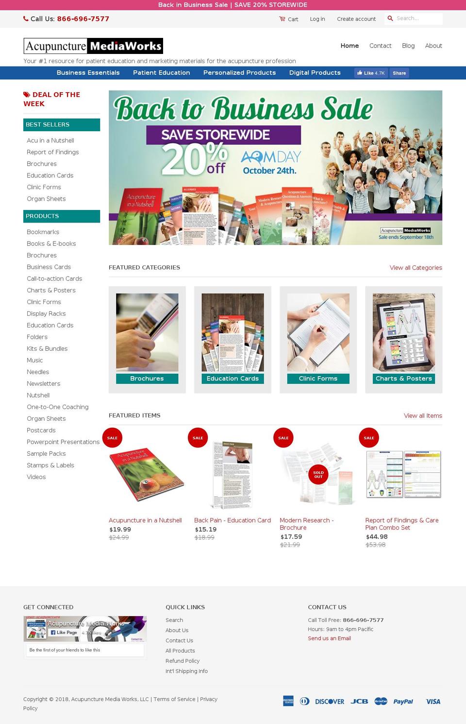 acupracticesoft.com — Shopify storefront screenshot