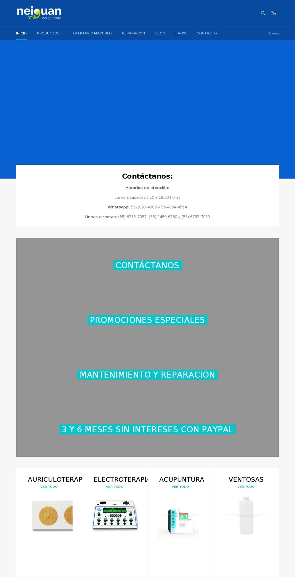 acupunturademexico.net shopify website screenshot