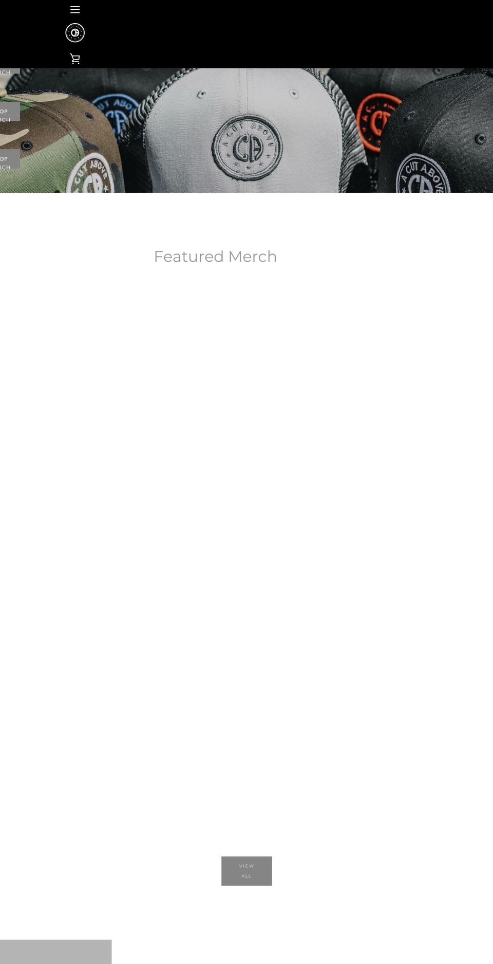 acutaboveathleticwear.com shopify website screenshot