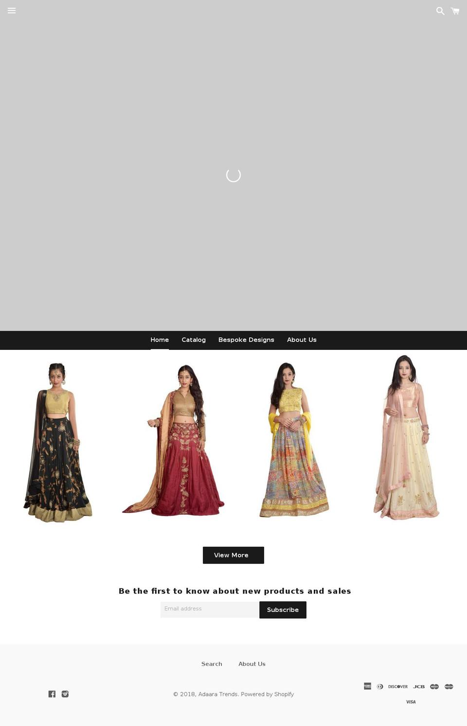 adaaratrends.com — Shopify storefront screenshot