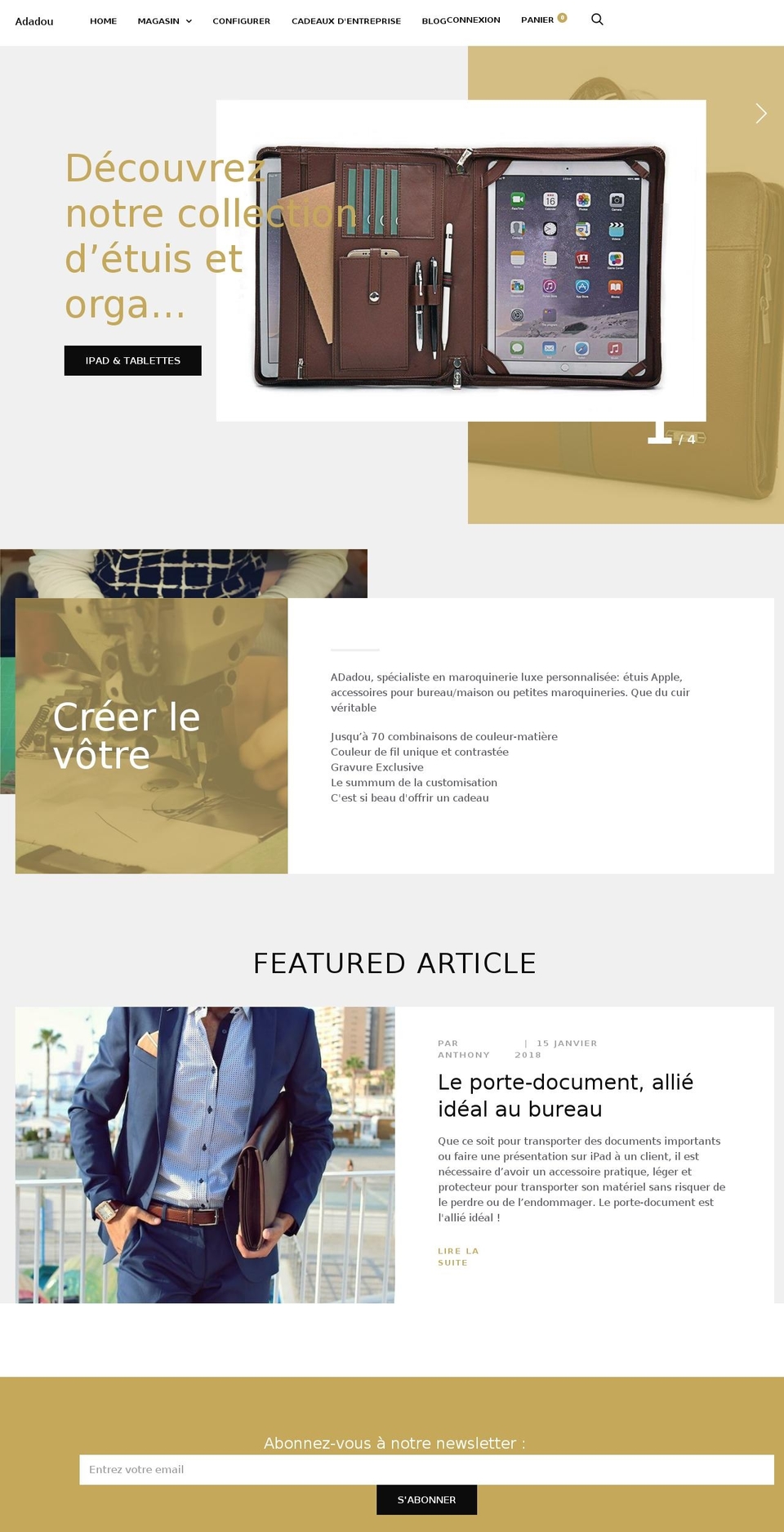 adadou.com — Shopify storefront screenshot