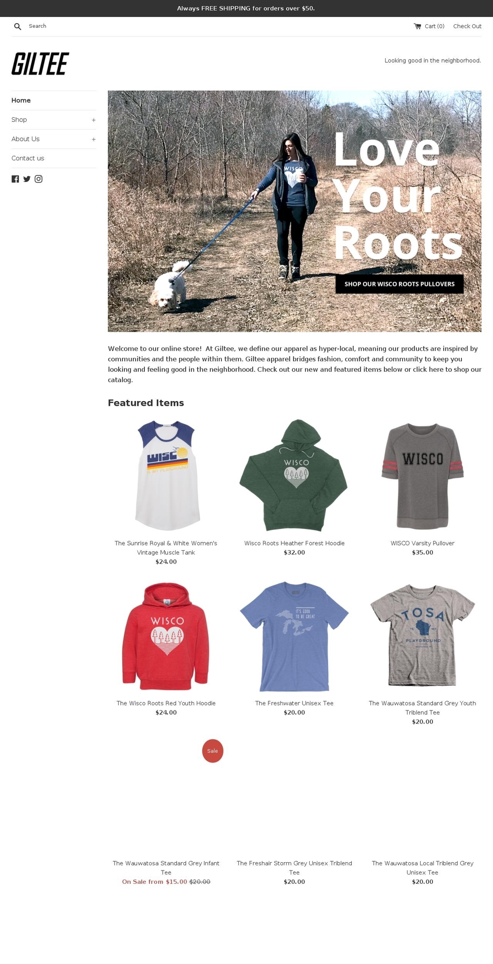 adamgilson.com — Shopify storefront screenshot