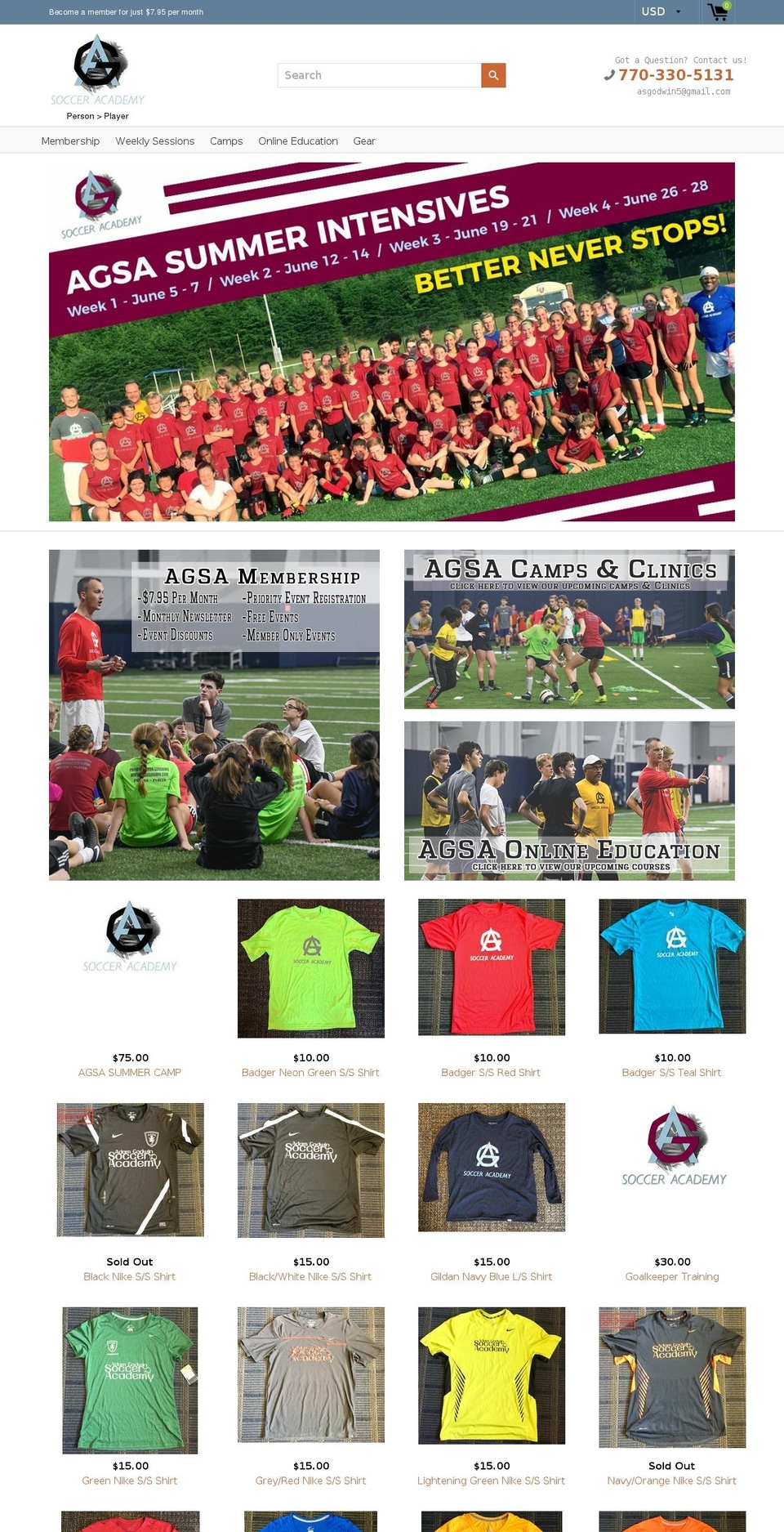 adamgodwin.com shopify website screenshot