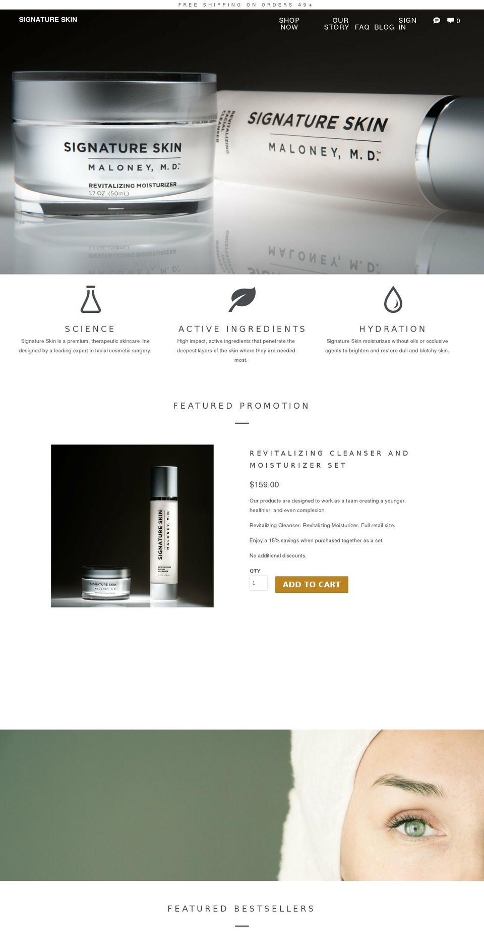adammaloney.com — Shopify storefront screenshot