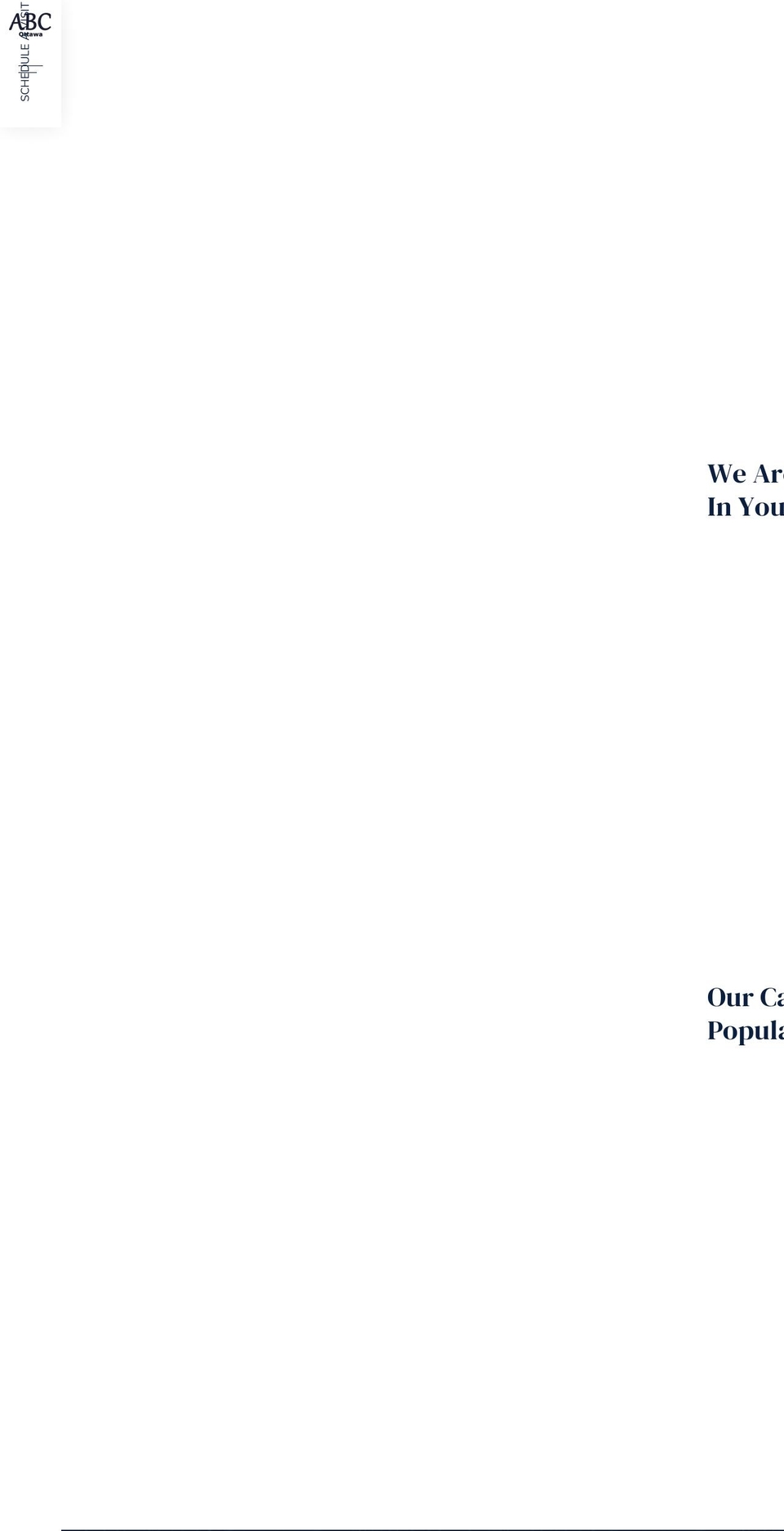 adamykbridal.ca shopify website screenshot