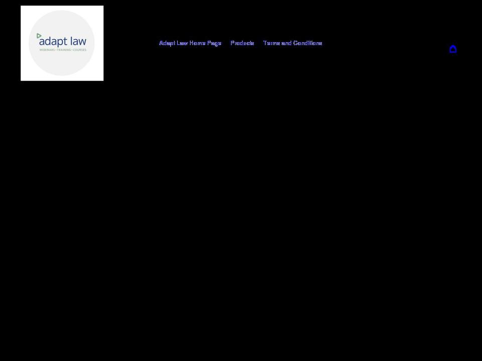 adapt-law.myshopify.com shopify website screenshot