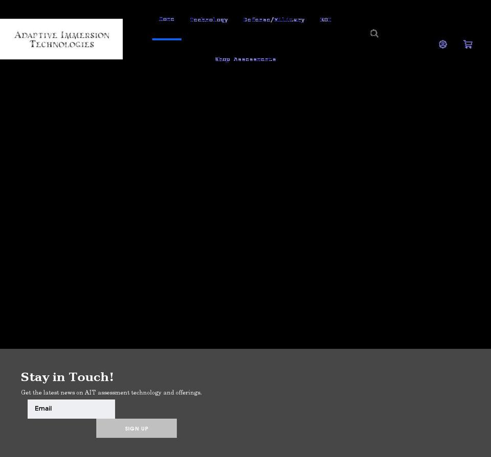 adaptiveimmersion.com shopify website screenshot