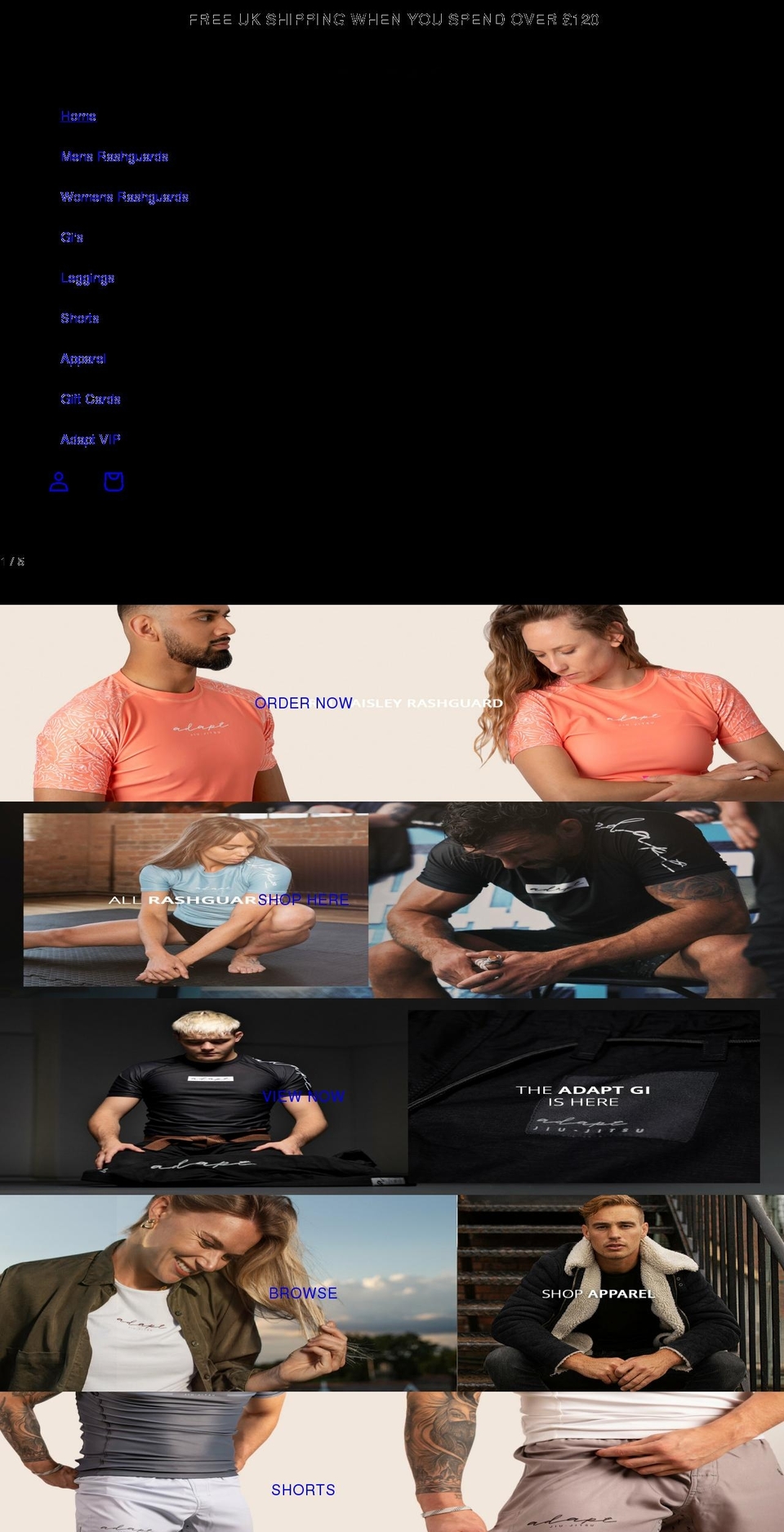 adaptjj.com shopify website screenshot