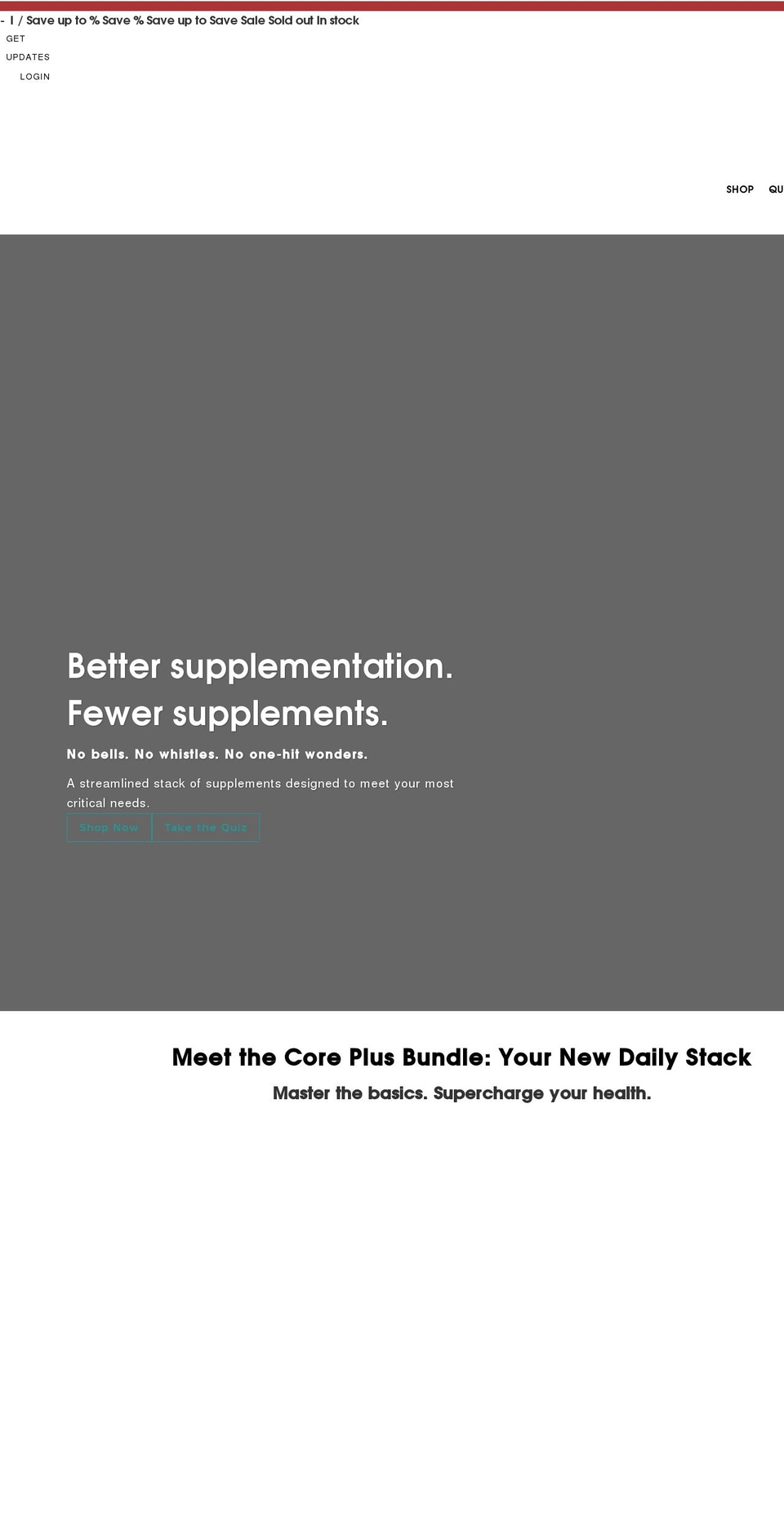 adaptnaturals.com shopify website screenshot