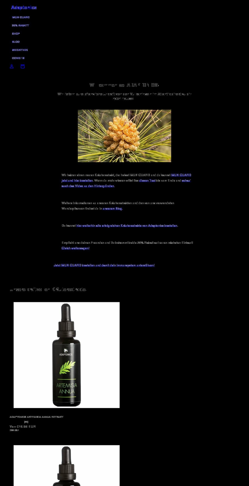 adaptonics.com — Shopify storefront screenshot
