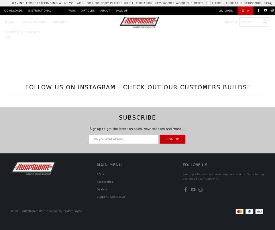 Theme [PROD] Shopify theme site example adaptronicecu.com