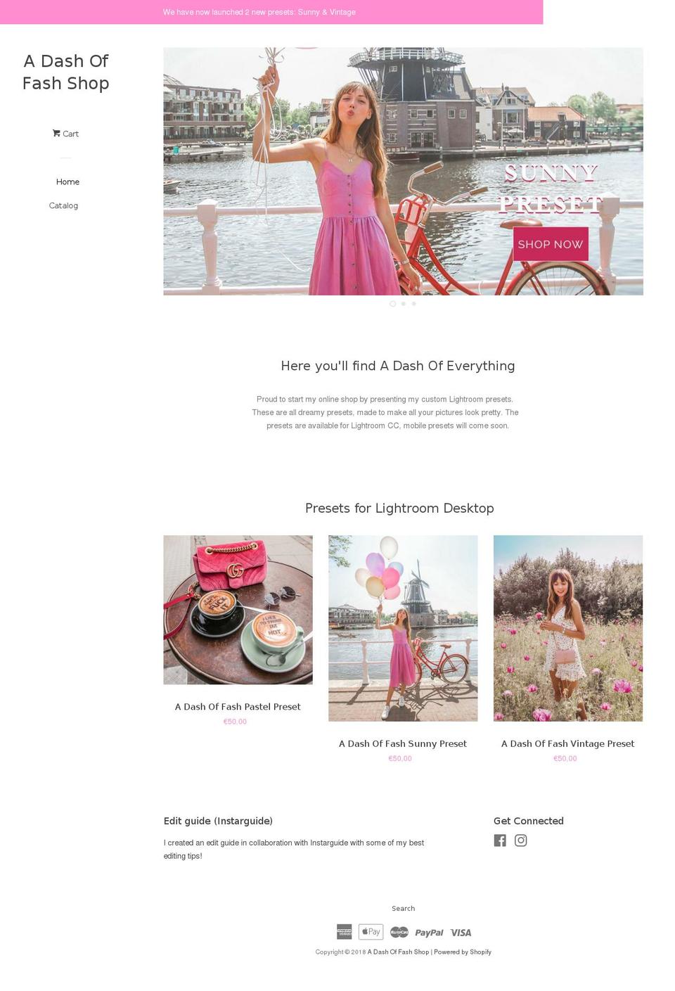 adashofeverything.com — Shopify storefront screenshot