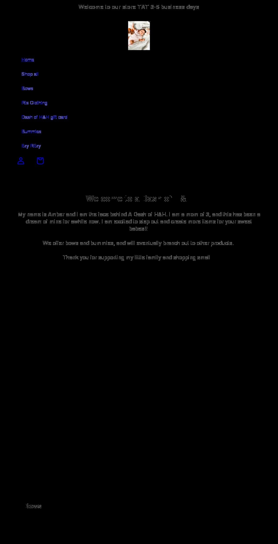 adashofhandh.com shopify website screenshot